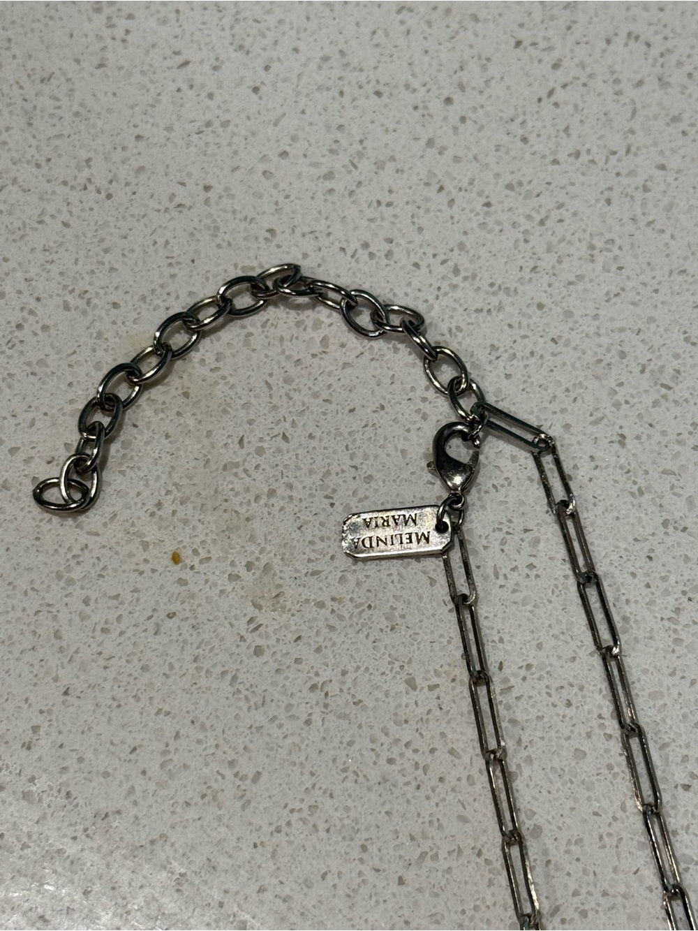 Sterling silver paperclip chain necklace - Picture 2 of 2